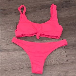Pink bikini
